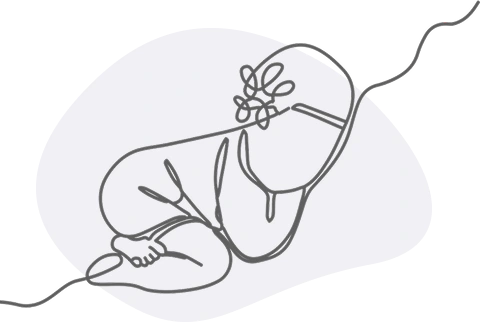illustration of a baby