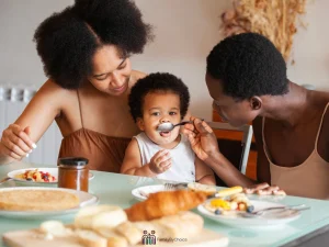 lesbian surrogacy couple with a baby in europe