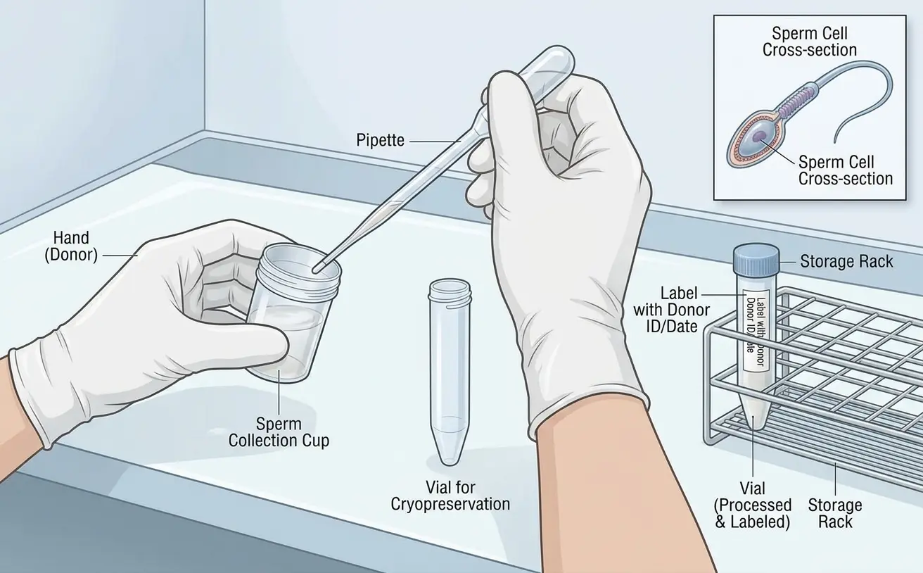 sperm donation process